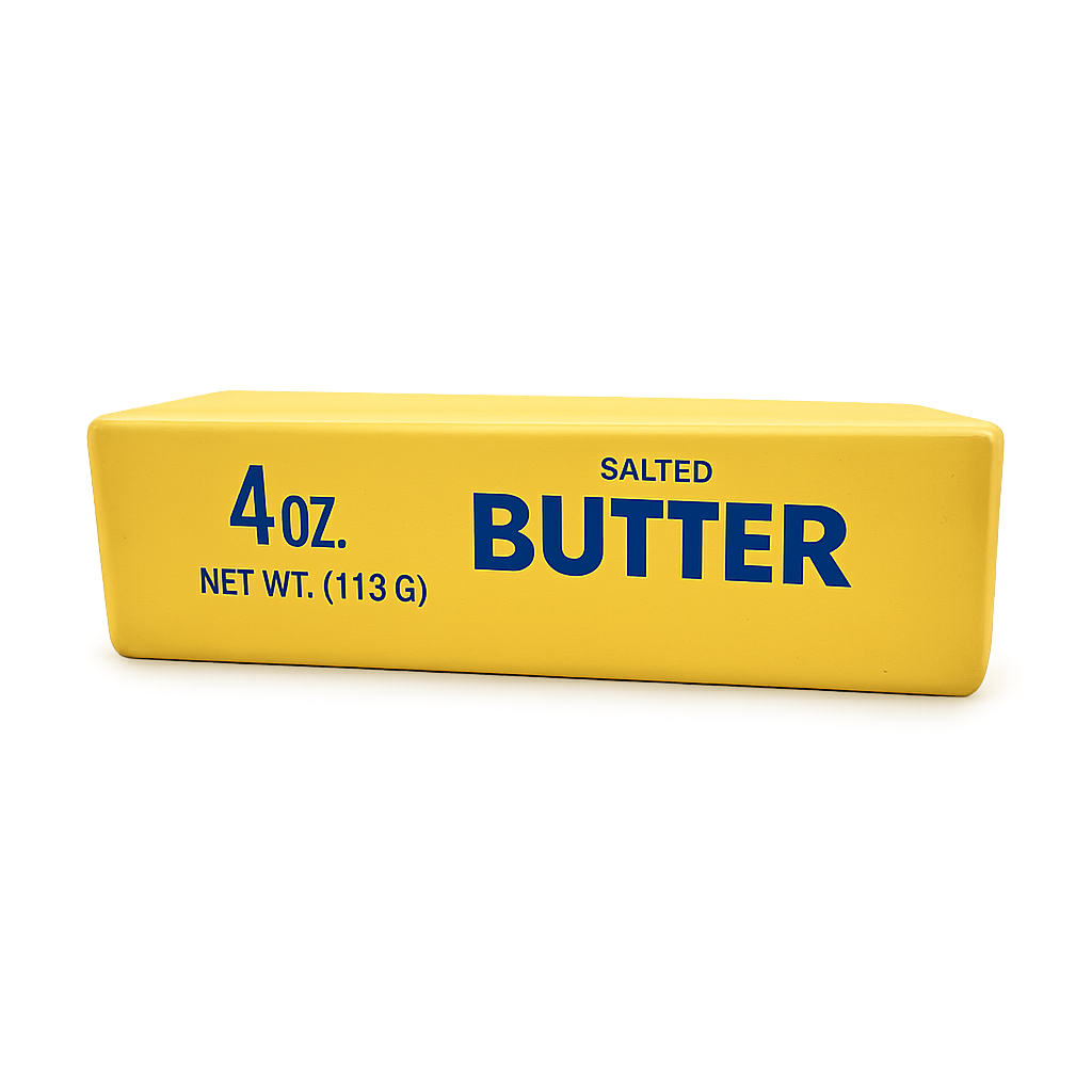 Fun Doh 6" Butter Stick Slow-Rise Squishy Toy (Each)