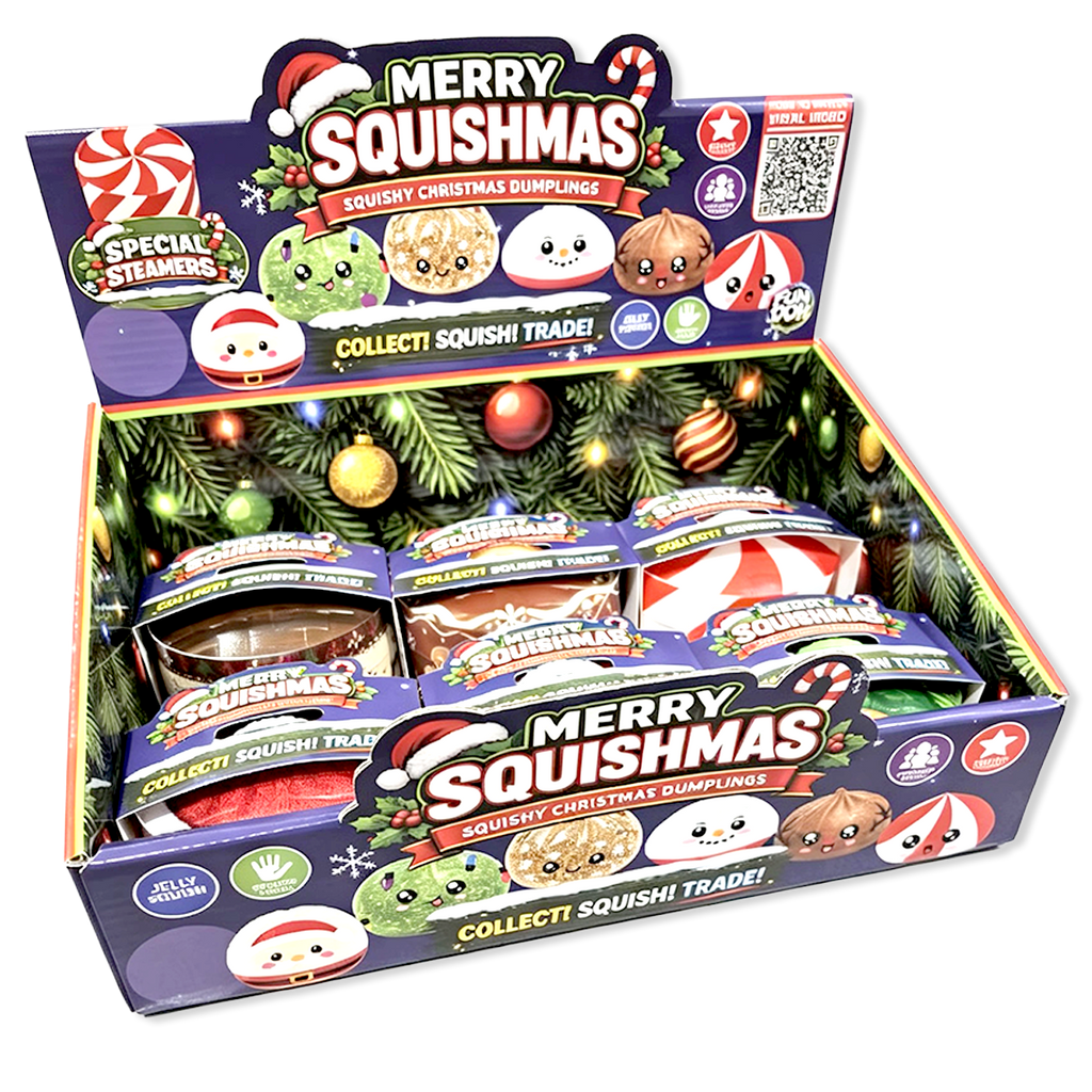 Fun Doh Christmas Dumpling Squishy Toy (Each - Chosen at Random)
