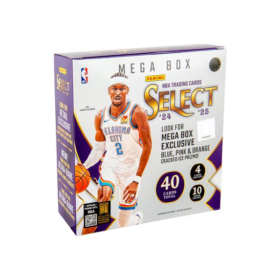 2024-2025 Panini Select NBA Retail Mega Box