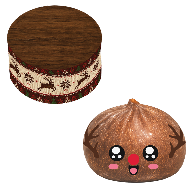 Fun Doh Christmas Dumpling Squishy Toy (Each - Chosen at Random)