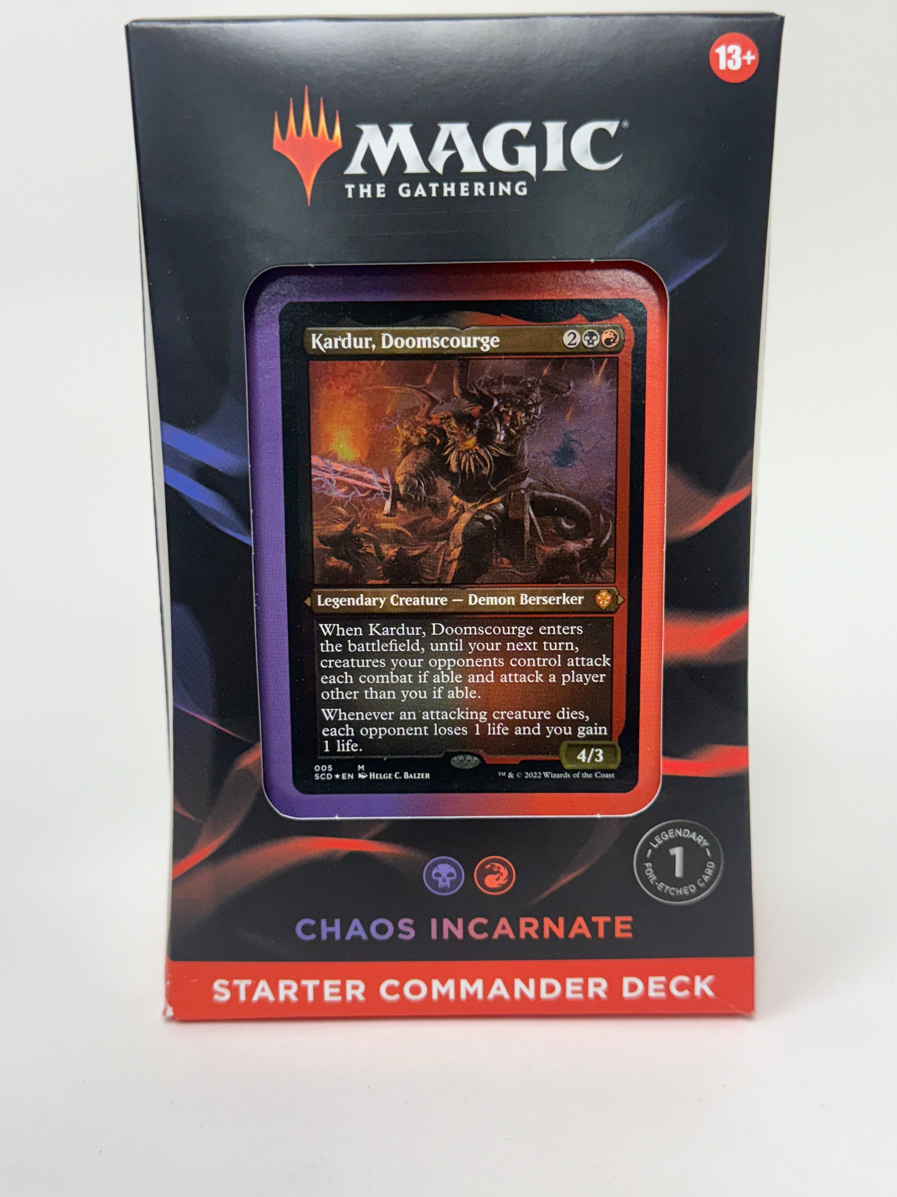 Magic The Gathering: Chaos Incarnate Starter Commander Deck