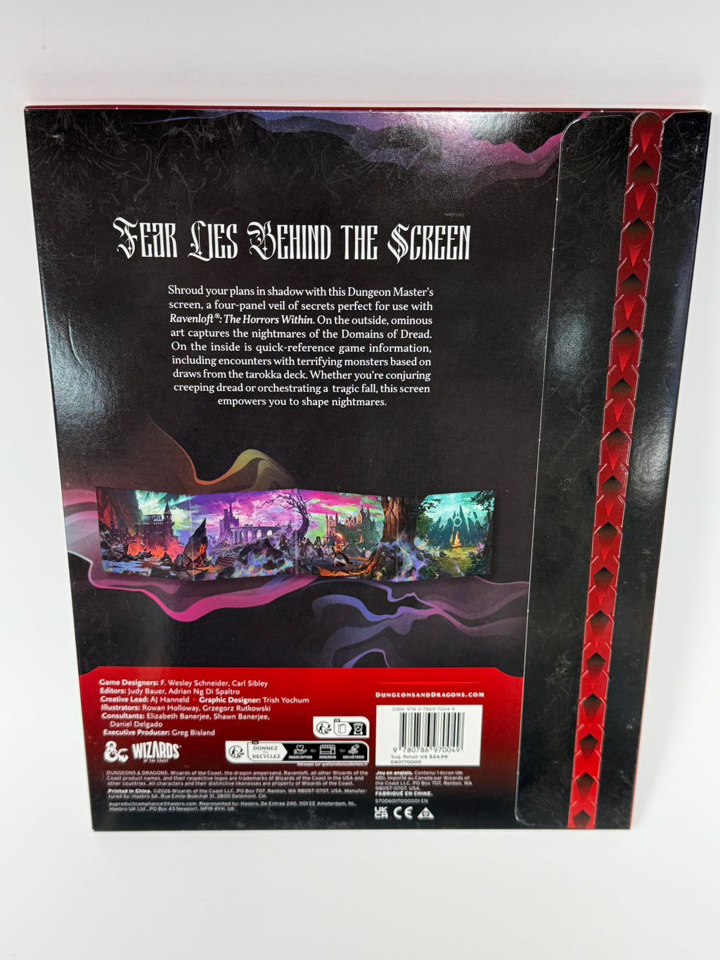 Dungeons & Dragons: Ravenloft The Horrors Within - Dungeon Master's Screen