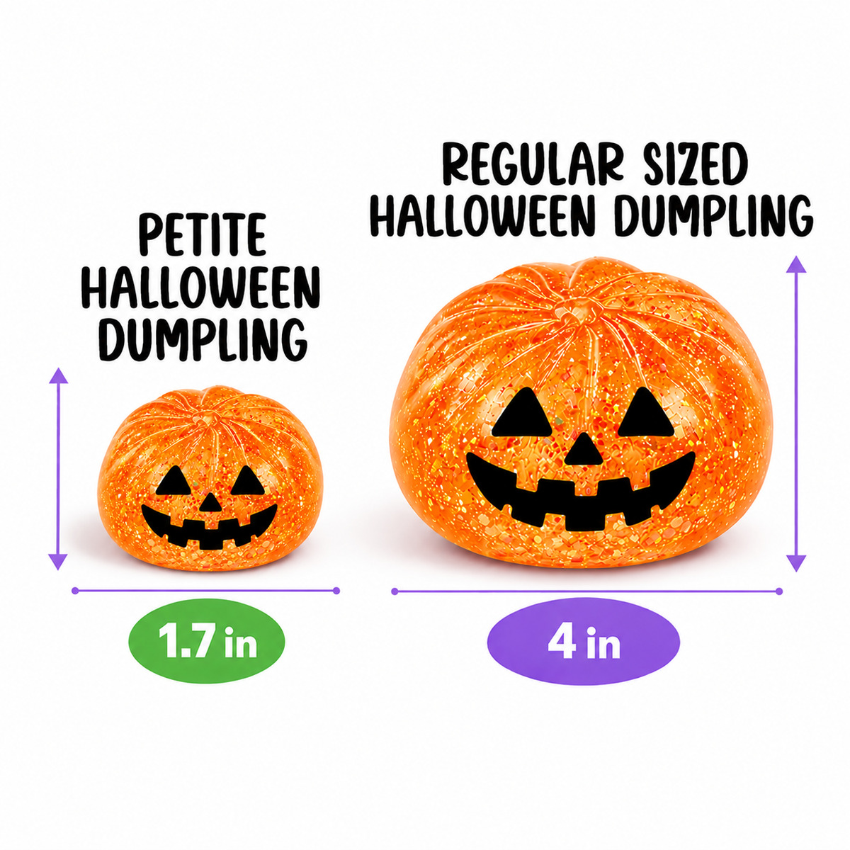 Fun Doh Petite (Mini) Halloween Squishy Dumplings (Each - Chosen at Random)