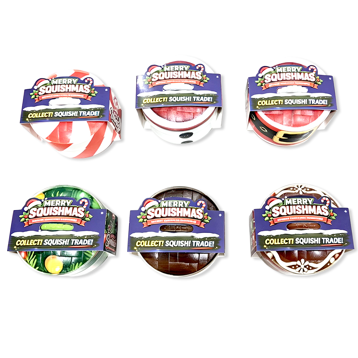 Fun Doh Christmas Dumpling Squishy Toy (Each - Chosen at Random)