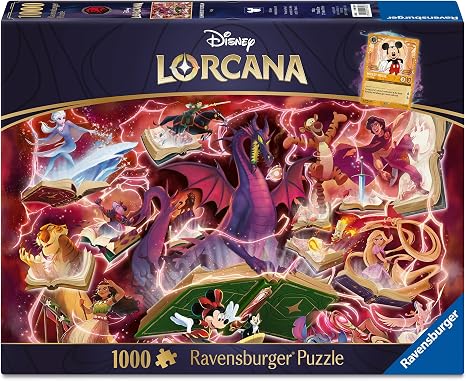 Disney Lorcana Puzzle: Glimmers of the Realm - Ruby