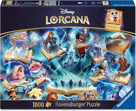 Disney Lorcana Puzzle: Glimmers of the Realm - Sapphire