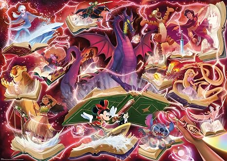 Disney Lorcana Puzzle: Glimmers of the Realm - Ruby