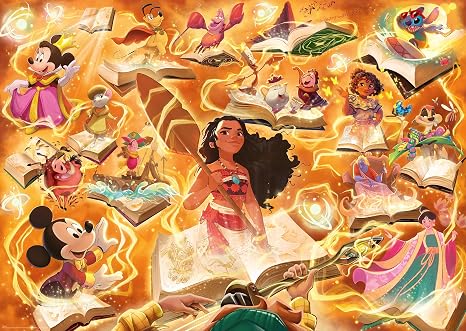 Disney Lorcana Puzzle: Glimmers of the Realm - Amber