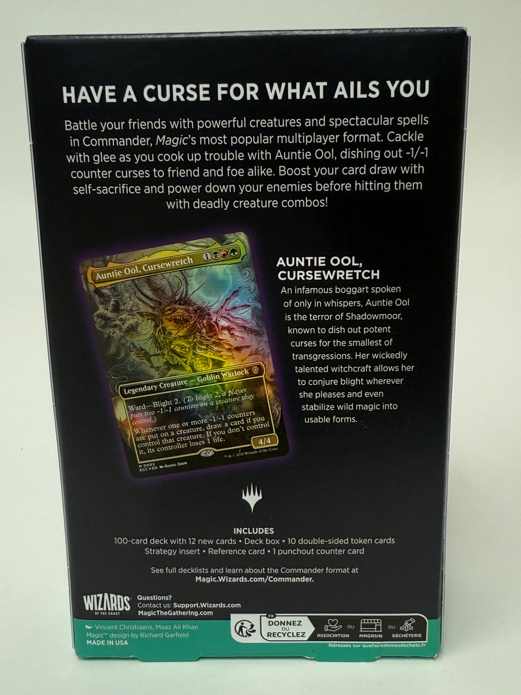 Magic The Gathering: Blight Curse Commander Deck