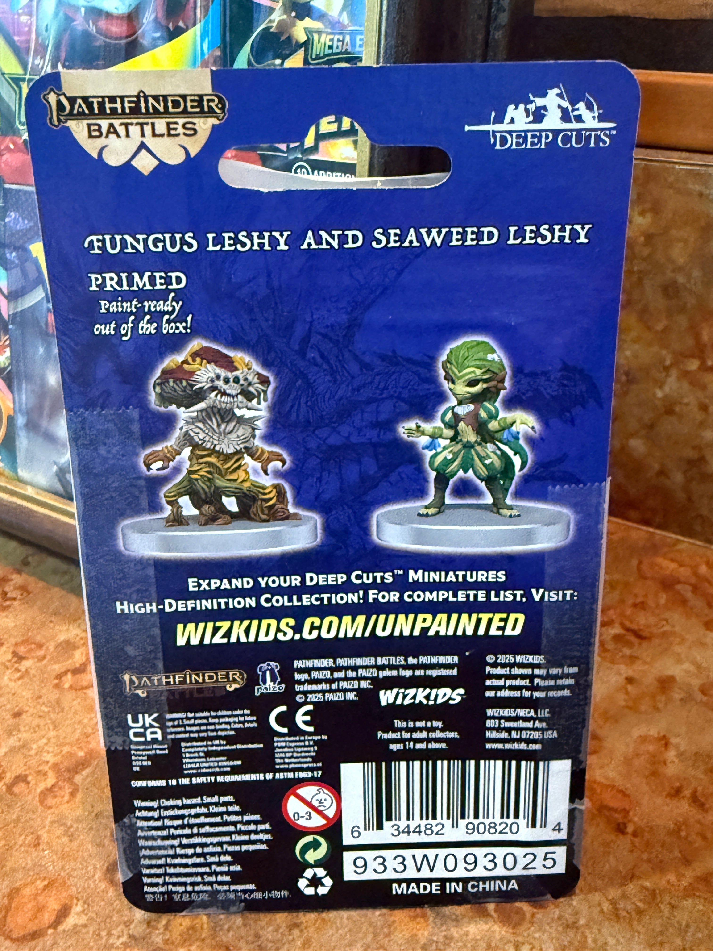Fungus Leshy and Seaweed Leshy Miniatures