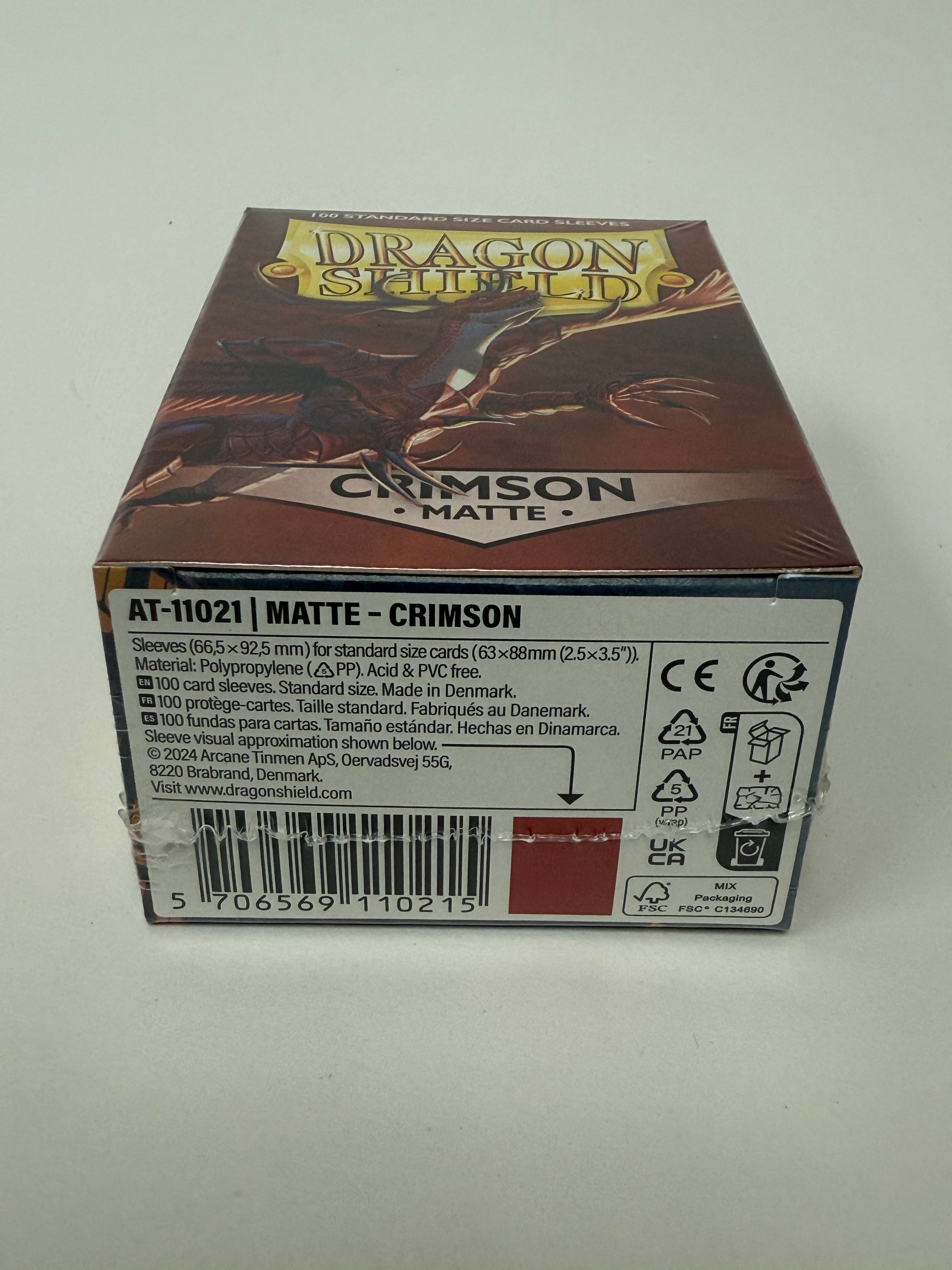 Dragon Shield Standard Size Matte Sleeves