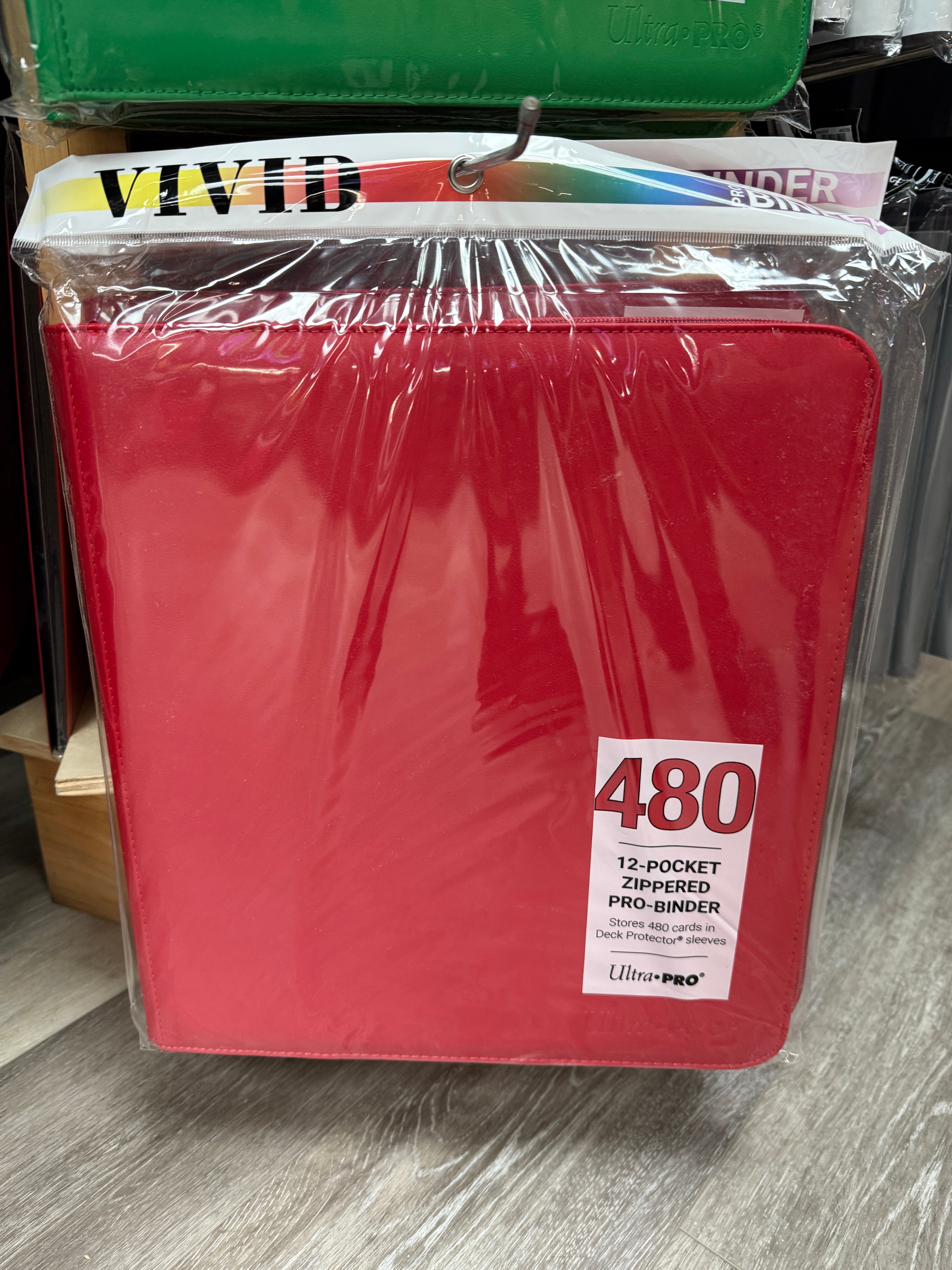 Ultra PRO 12-Pocket Zippered Binder (Holds 480 Cards)