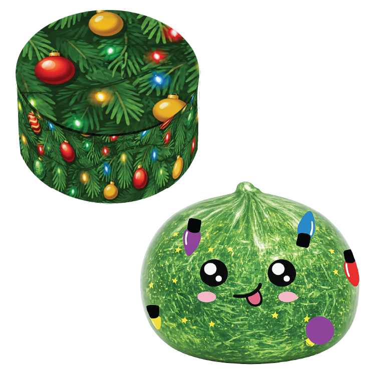 Fun Doh Christmas Dumpling Squishy Toy (Each - Chosen at Random)