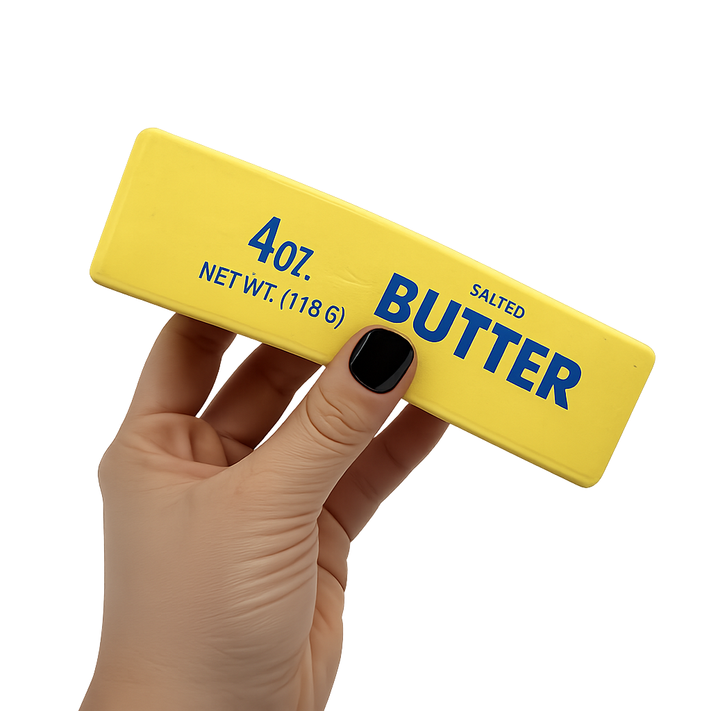 Fun Doh 6" Butter Stick Slow-Rise Squishy Toy (Each)